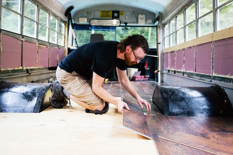 school bus conversion