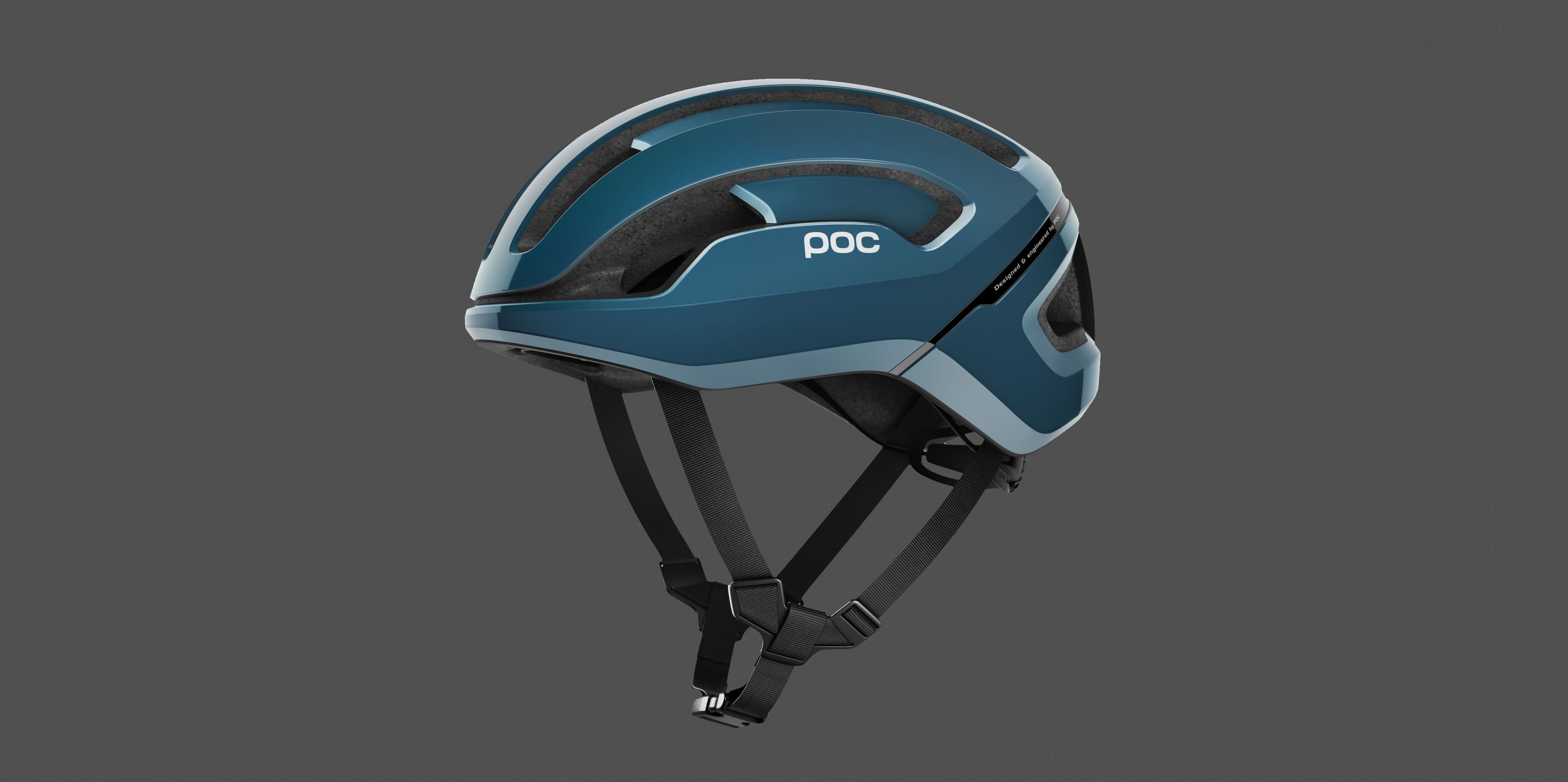 POC Cycling Omne Air SPIN Cycling Helmet Uranium Black Size SML 