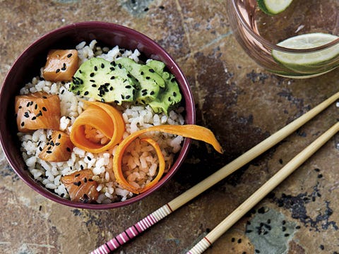 poke bowl de salmón