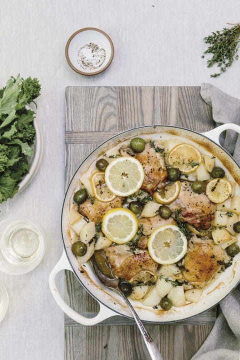 pollo al limón en el horno
