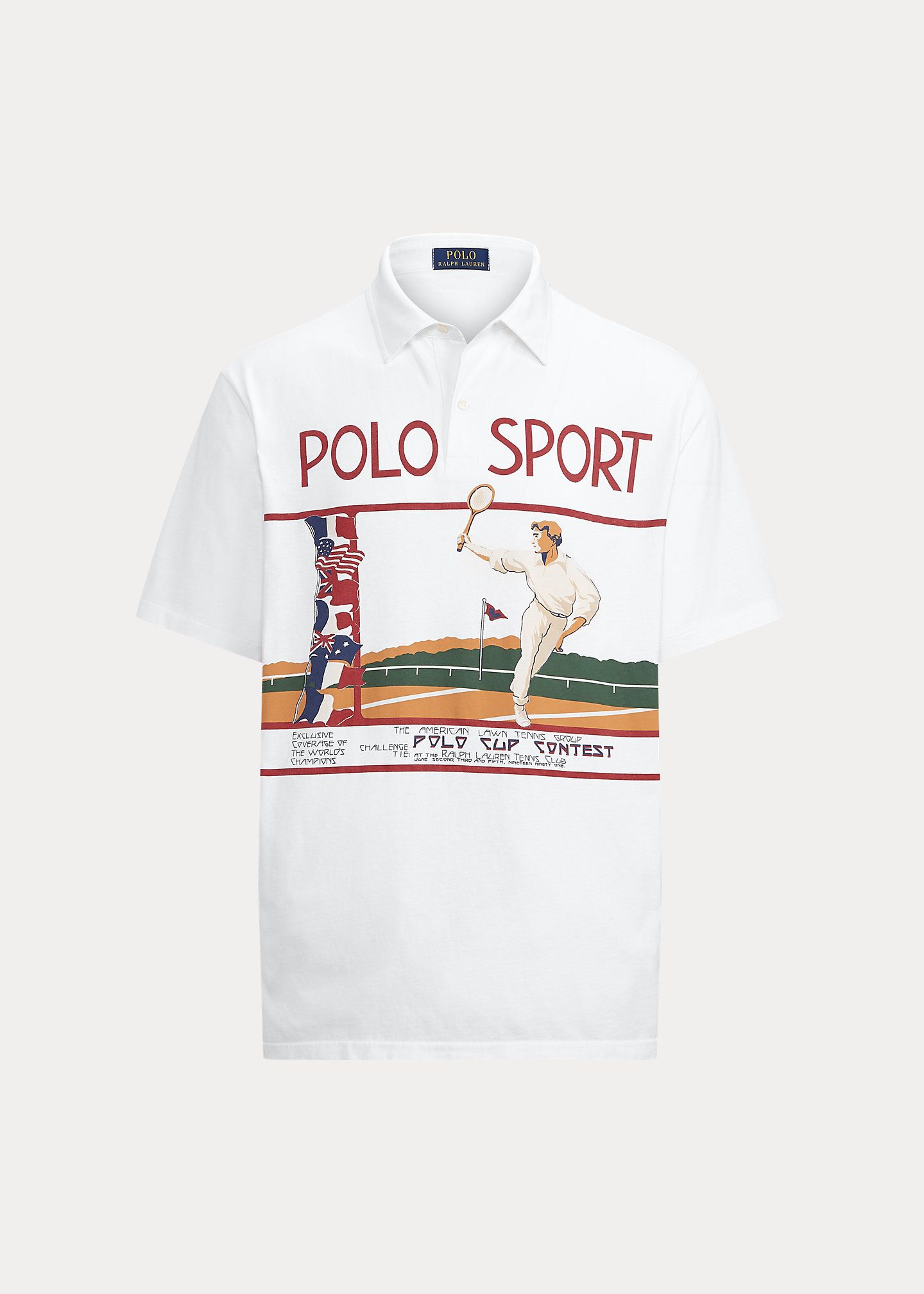 Polo Ralph Lauren Spell Out Tennis Cup Contest Polo Shirt Short Sleeve solo se usa una vez. Prácticamente a estrenar Ropa Ropa de género neutro para adultos Tops y camisetas Polos 