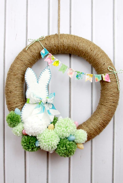 50 DIY Easter Wreath Ideas - How to Make an Easter Wreath