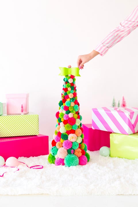 pom pom chrıstmas tree