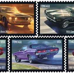 5 Classic Pony Cars Headed to Your Mailbox on New USPS Stamps