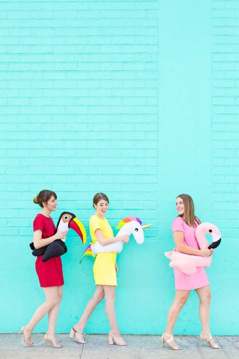pool float best friend costumes