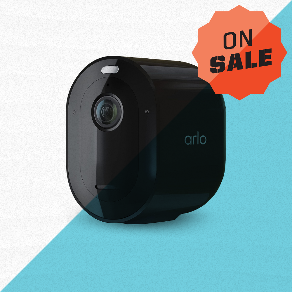 Get $60 Off The Editor-Loved Arlo Pro 4 Outdoor Security Camera at Amazon