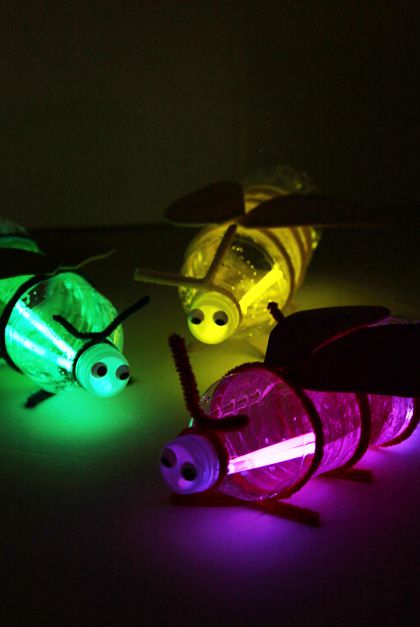 glow stick firefly craft