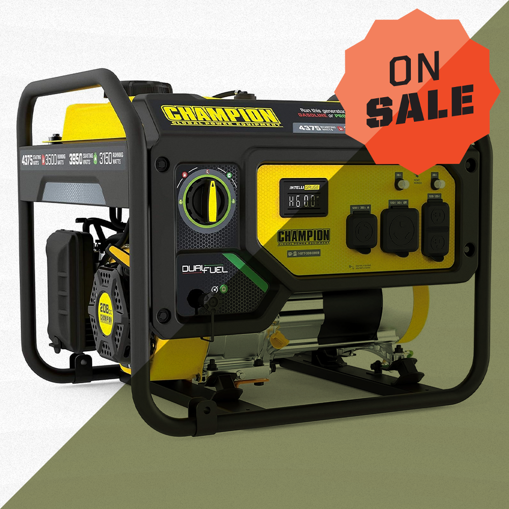 Grab This Champion Portable Generator for Over 30% Off Before Spring Storms Hit