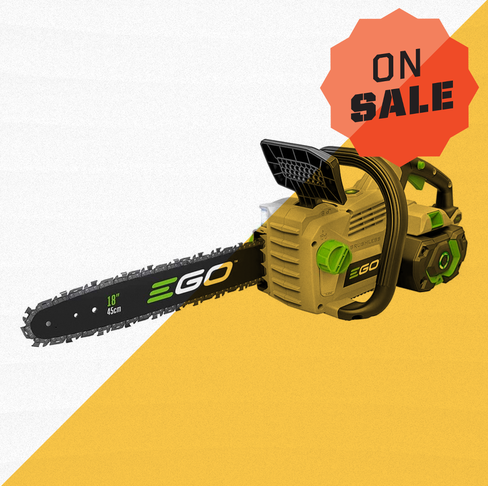 Dice Up Tree Limbs With 33% Off This Ego Power+ Electric Chainsaw on Amazon
