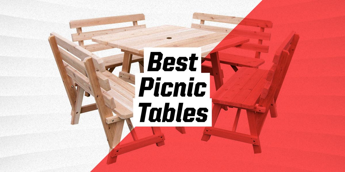 8 Best Picnic Tables For Summer 2021, How Wide Are Picnic Tables