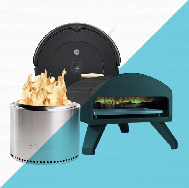 fire pit pizza oven and robot vacuum