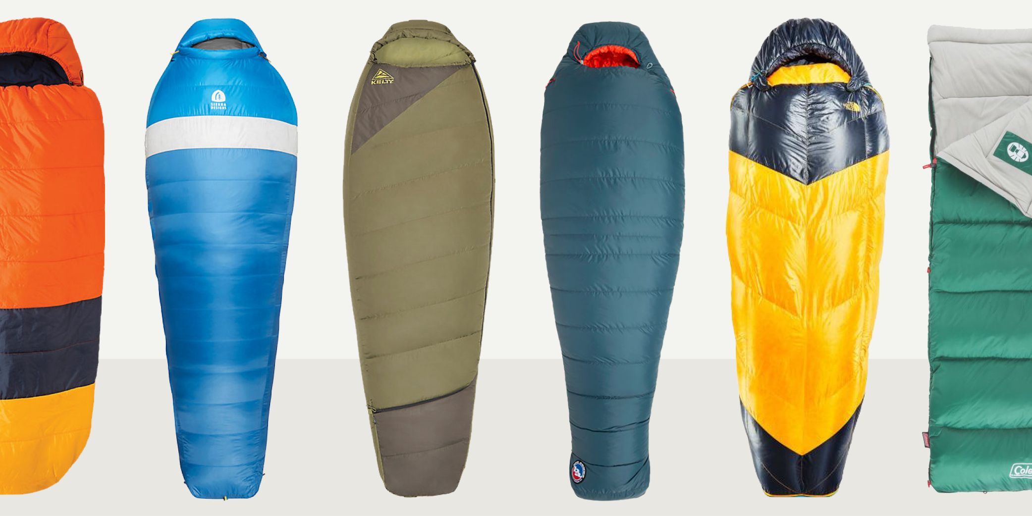 wide down sleeping bag