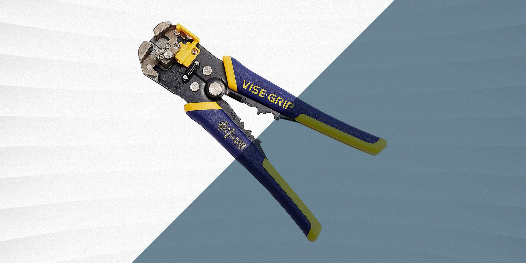 2 in 1 Wire Stripper & Cutter spring loaded for ease of use. 