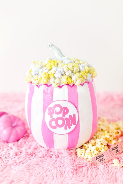 popcorn pumpkin decorating ideas