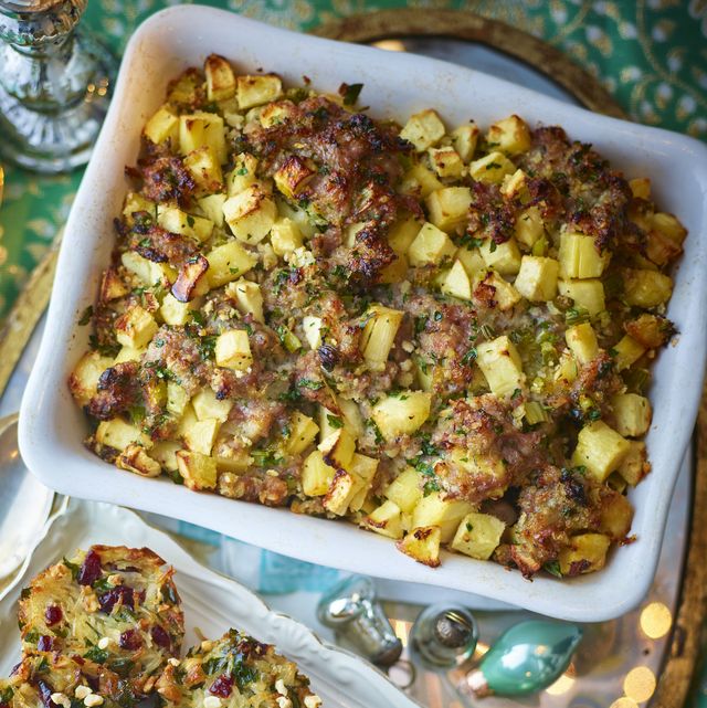 best christmas side dishes pork, parsnip and apple stuffing