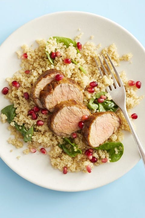 pork tenderloin with quinoa pilaf