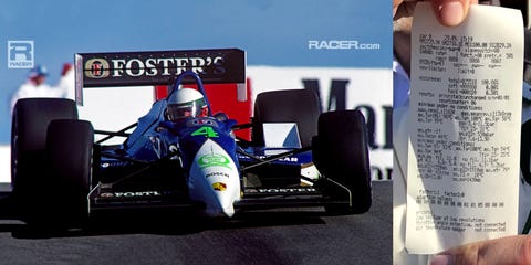 Porsche's 1990 IndyCar Prints its Telemetry on a Piece of Receipt Paper