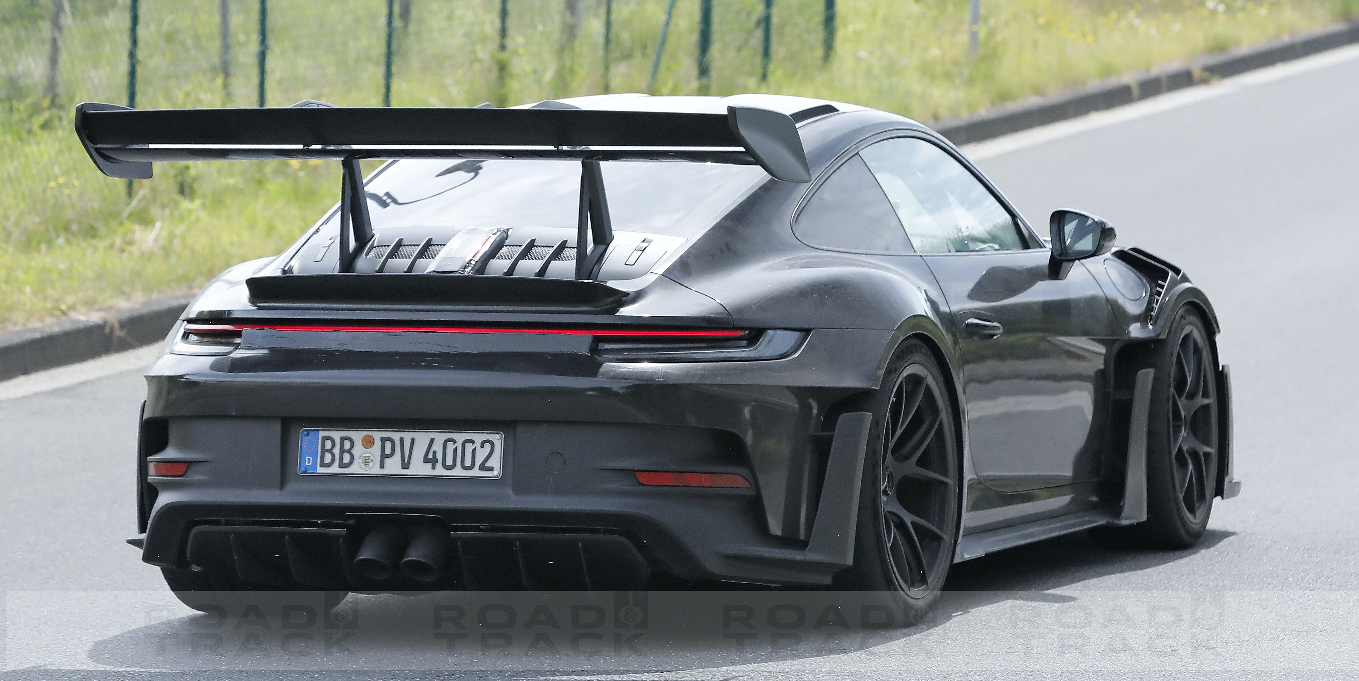 The 2023 Porsche 911 GT3 RS Appears to Be a Wing With Some 911 Attached to It