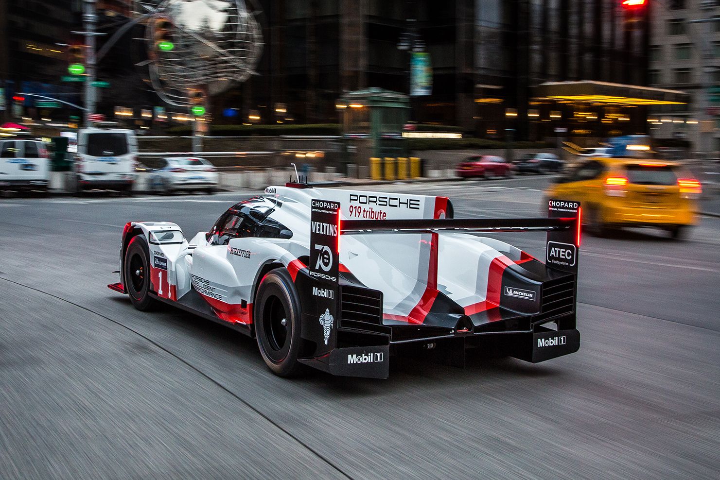 Here S The Porsche 919 On Streets Of New York City