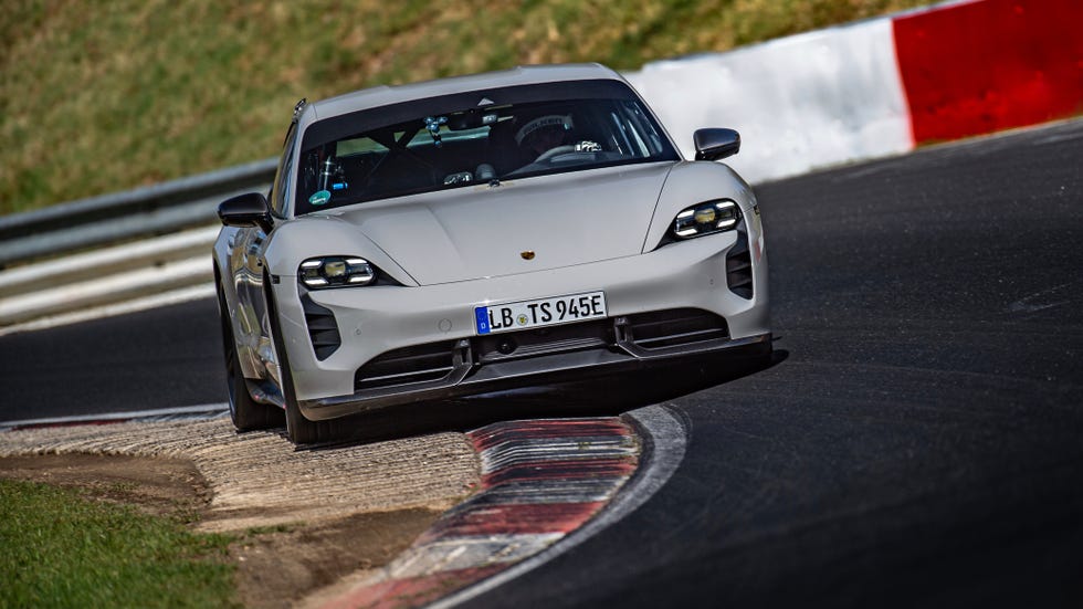 Porsche Taycan Breaks Production EV Nürburgring Record