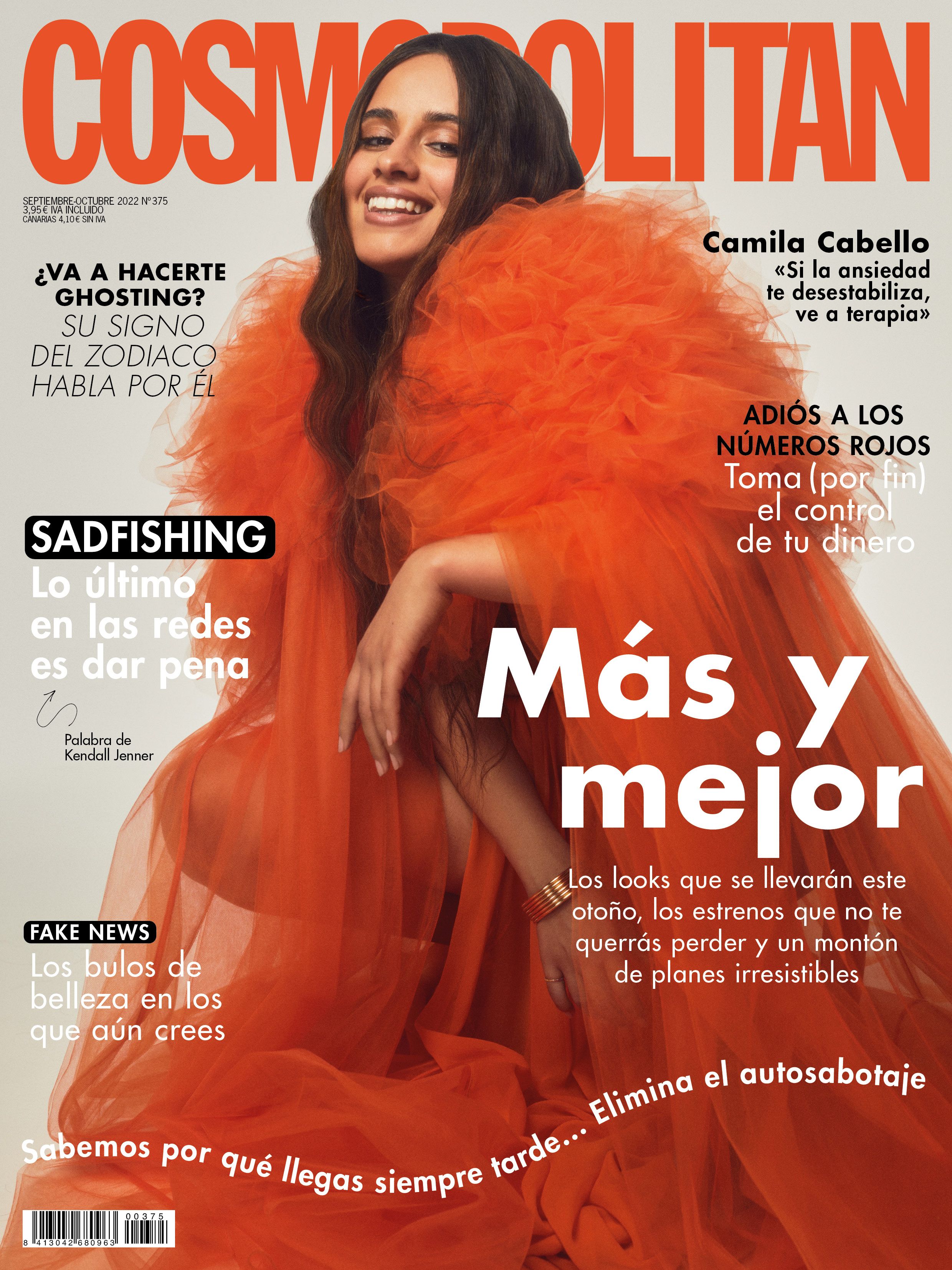 Camila Cabello, portada de COSMOPOLITAN septiembre/octubre
