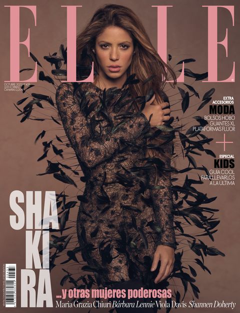 Shakira, en portada de ELLE octubre
