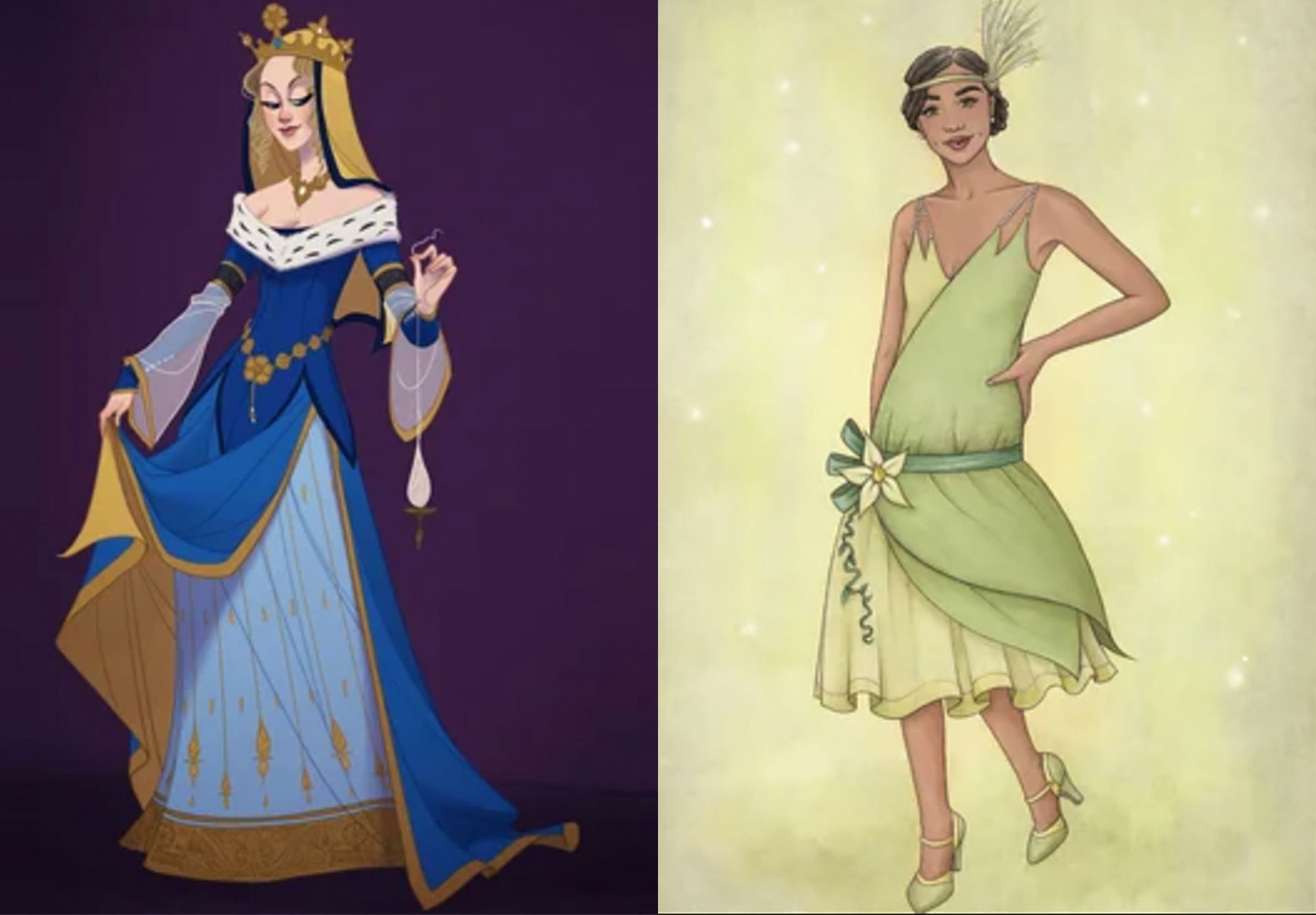 Así vestirían realmente las Princesas Disney en sus épocas