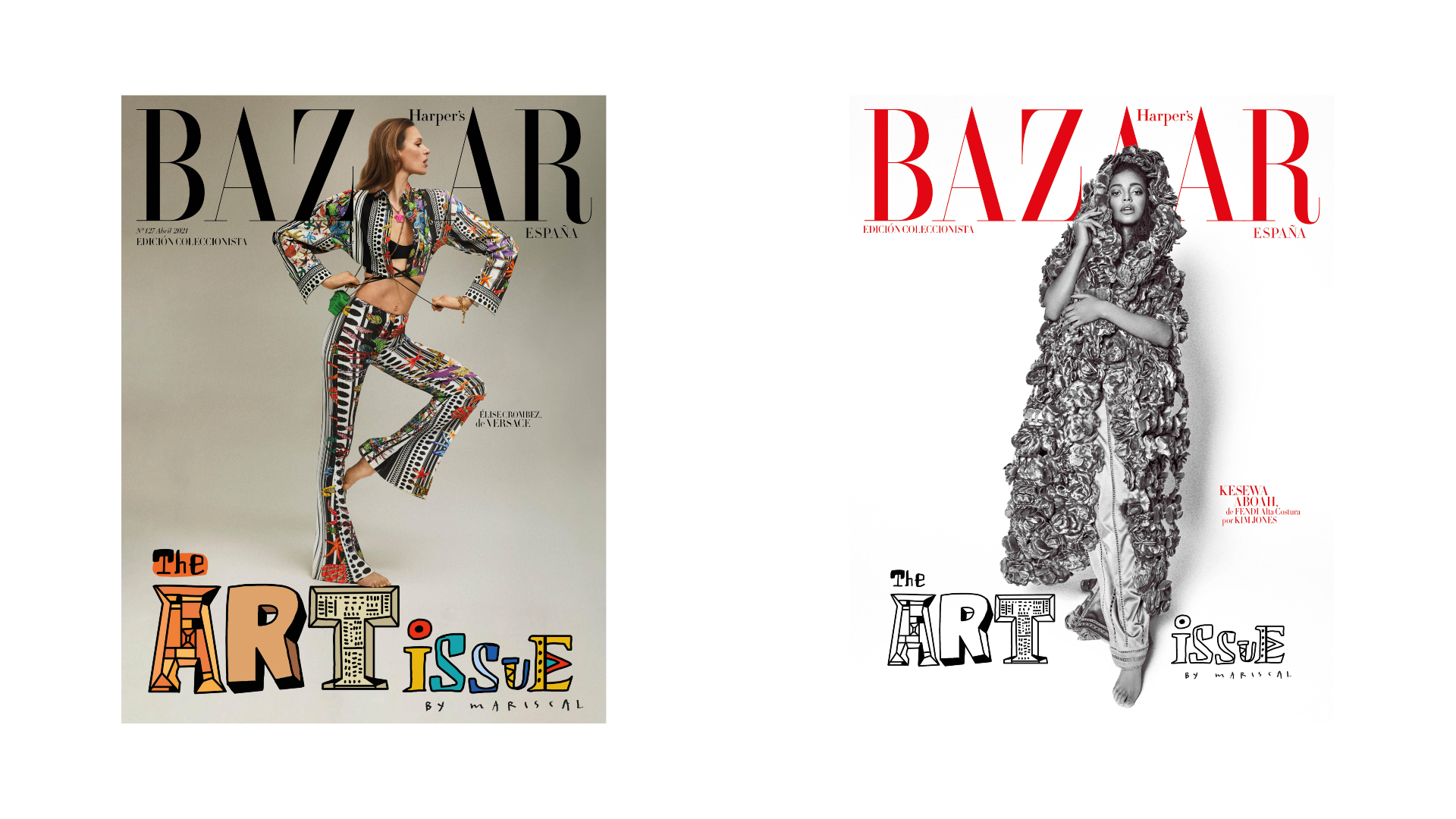 The ART issue: Élise Crombez, portada de abril de Harper's Bazaar