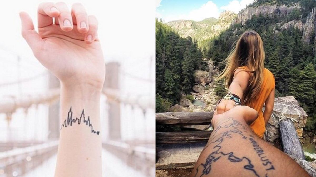 Mejores tatuajes viajes-Tatuajes de viajes que debes hacerte