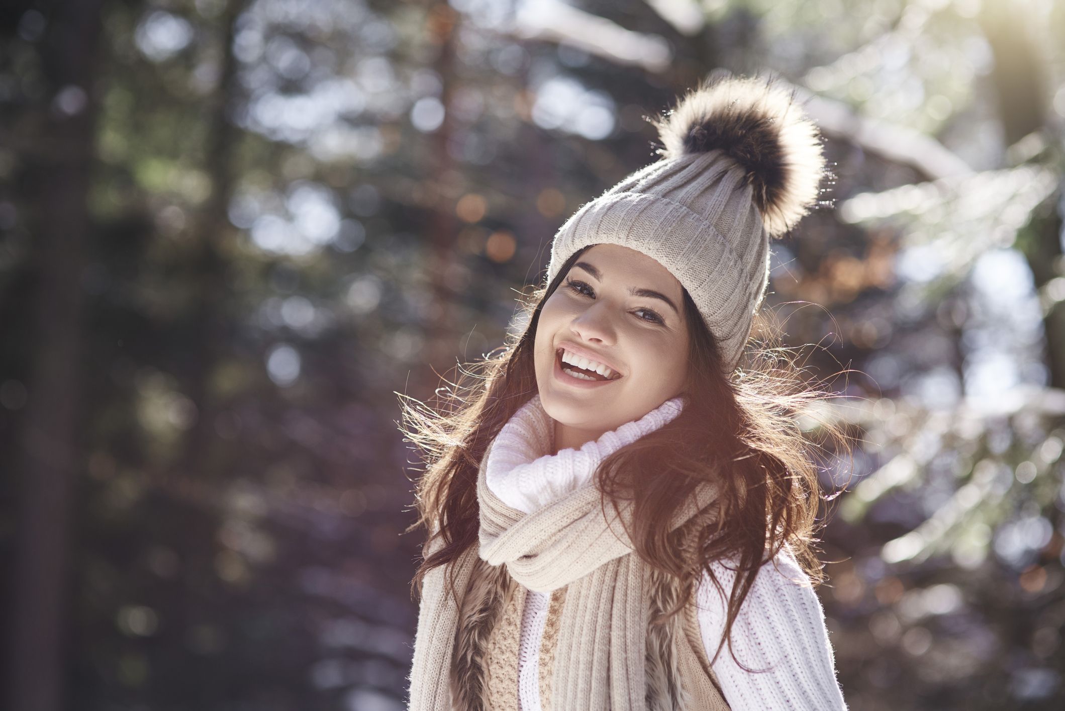 Women Beanie Winter Warm Thick Fleece Lined Girls Ladies Ski Hat Cap 