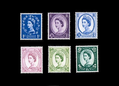 postage stamps honoring queen elizabeth ii