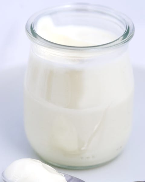 Pot and spoon of natural yoghurt The 20 Greatest Fat-Burning Foods Ever in 2021 Pot and spoon of natural yoghurt