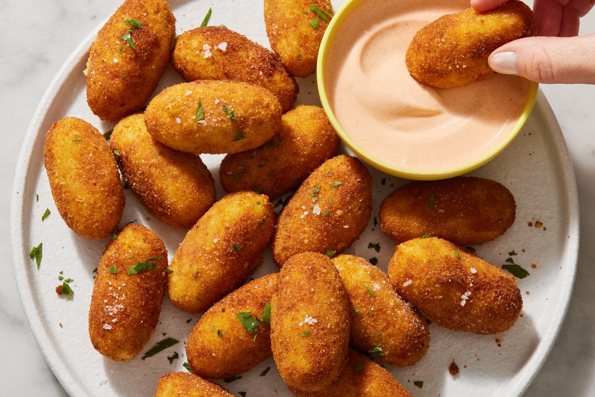 Host Your Own Spanish Tapas Night With These Cheesy Potato Croquettes