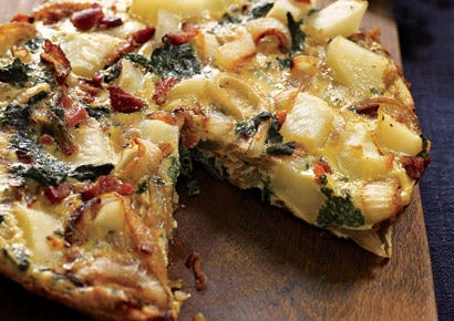 image Potato and Greens Frittata