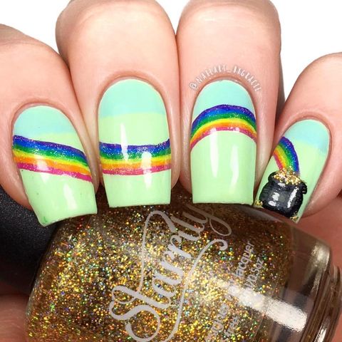 20 St. Patrick's Day Nail Designs - Best St. Patrick's Day Nail Ideas