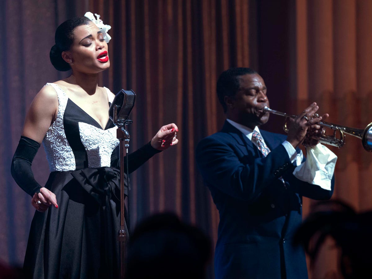 Prada has reinterpreted Billie Holiday's most iconic outfits for new film