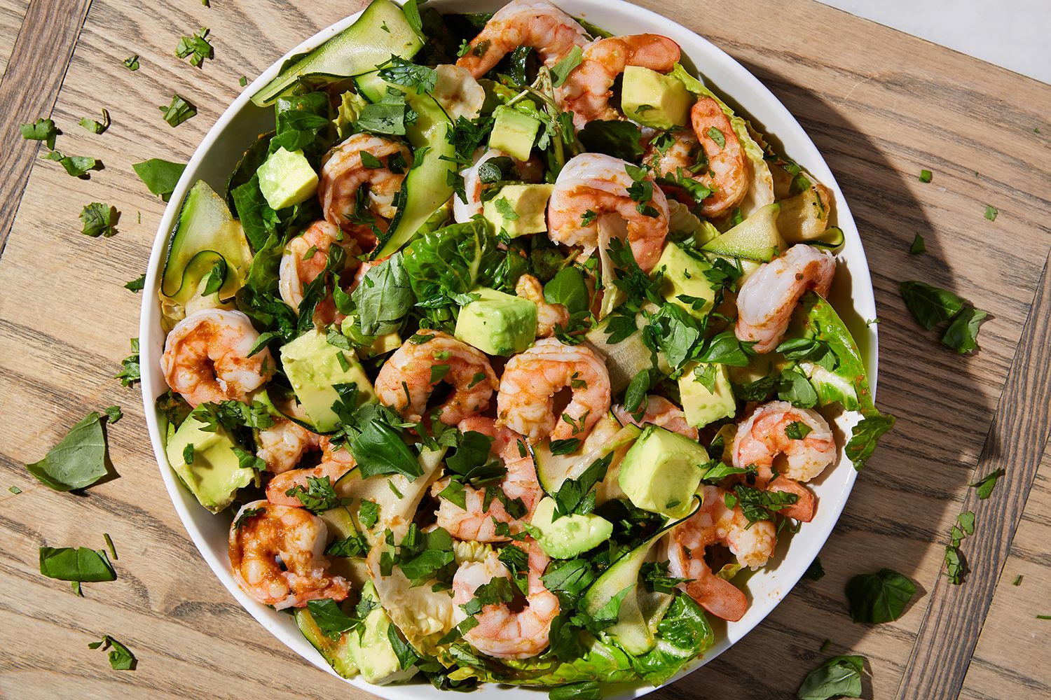 Avocado, Courgette and Prawn Salad-image