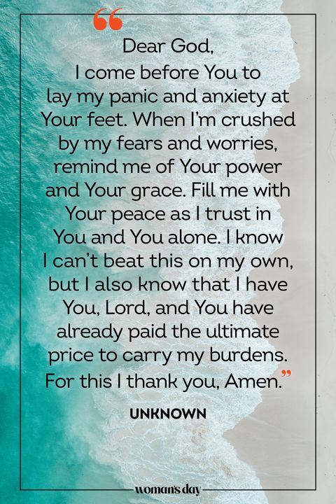 best prayers for anxiety