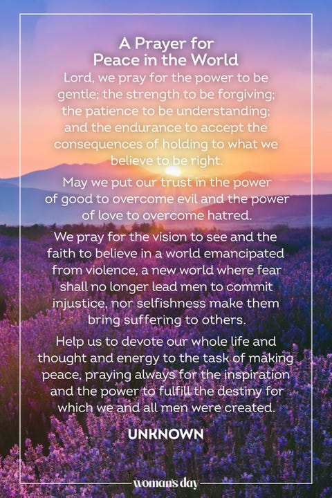 30 Prayers for Peace — Prayers for Peace and Comfort