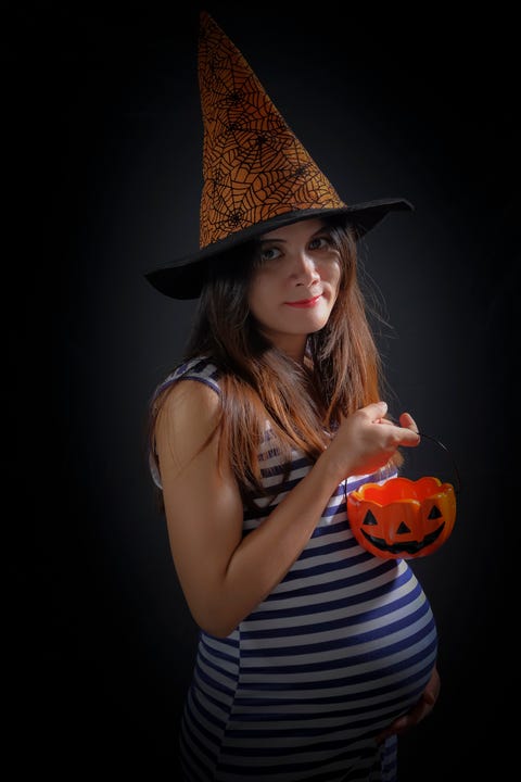 pregnant halloween costume witch