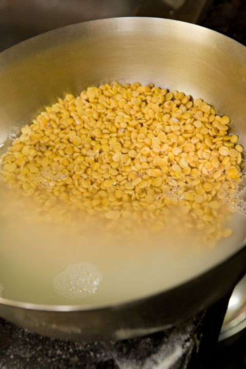 preparing lentils