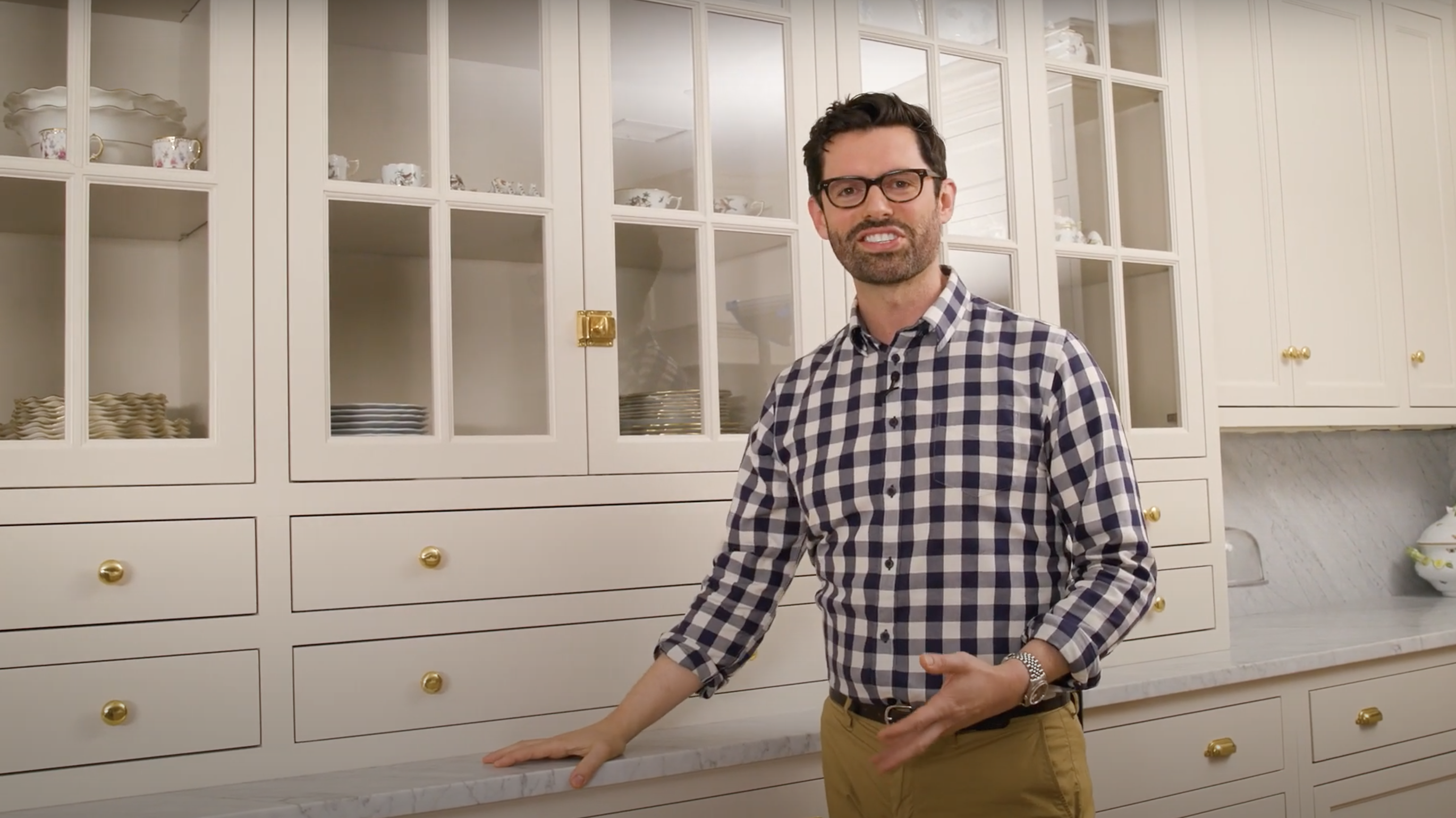 Tour Preppy Kitchen S Custom Built Pantry And China Hutch
