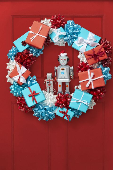 gift box diy christmas wreath