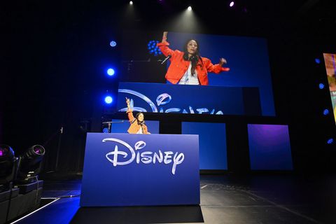 d23 expo 2022   the ultimate disney fan event presented by visa   brings together all the worlds of disney under one roof for three packed days of presentations, pavilions, experiences, concerts, sneak peeks, shopping, and more the event, which takes place september 9, 10, and 11 at the anaheim convention center, provides fans with unprecedented access to disney films, series, games, theme parks, collectibles, and celebrities the walt disney company via getty images
dj tessa