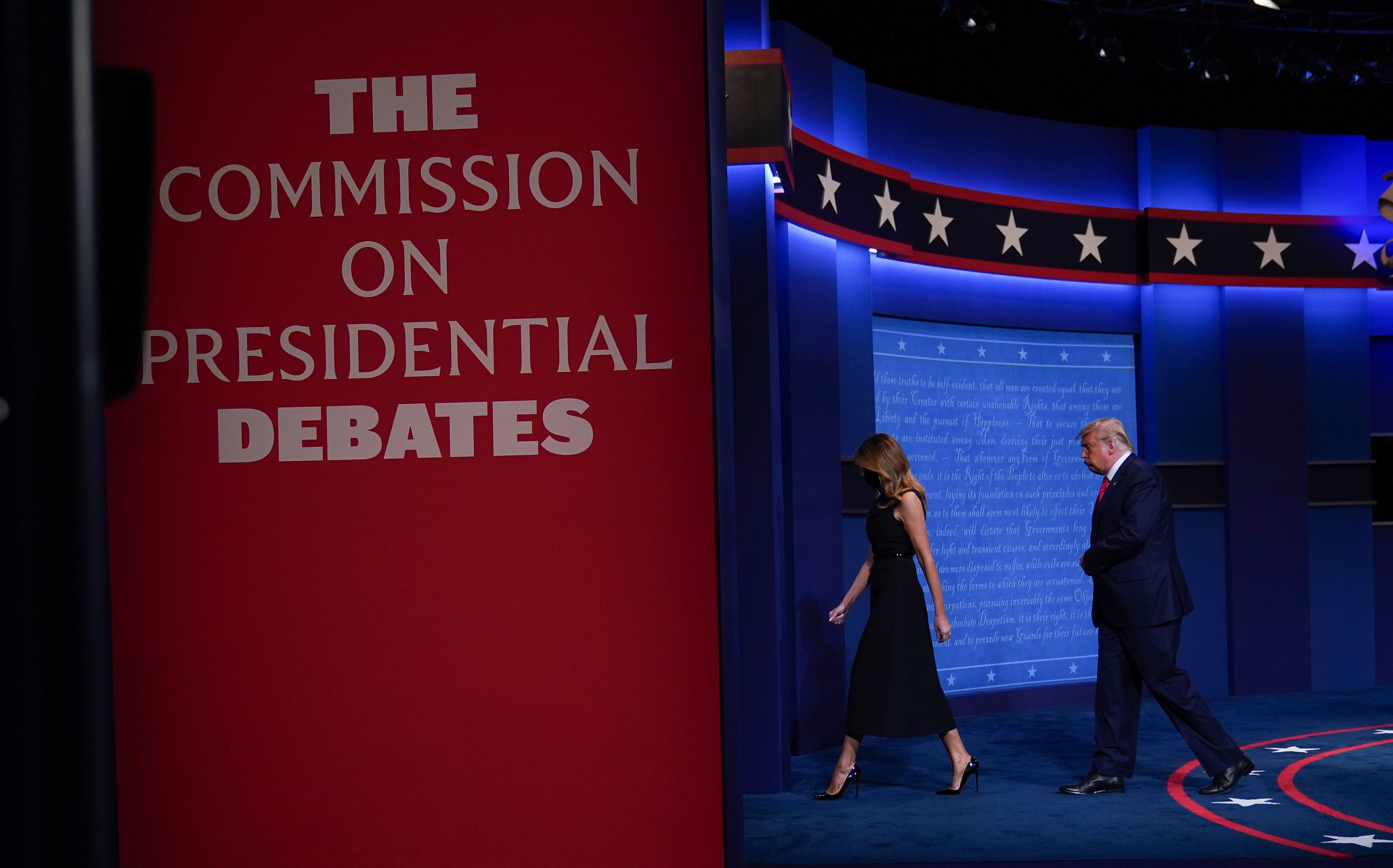 Well, Melania Trump Ripped Her Hand Away From Donald Trump’s After the Debate