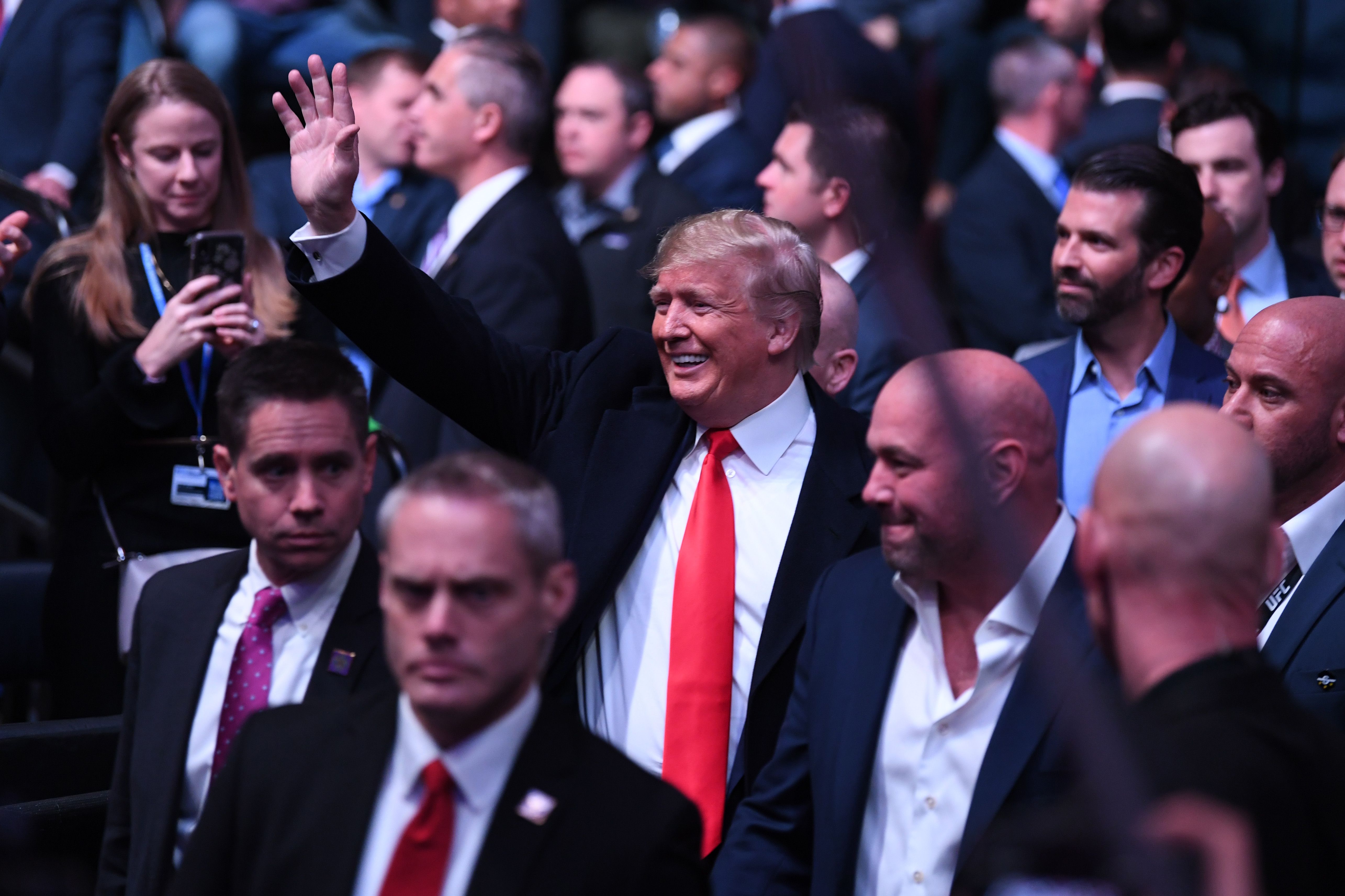 Trump Booed At UFC Fight In New York