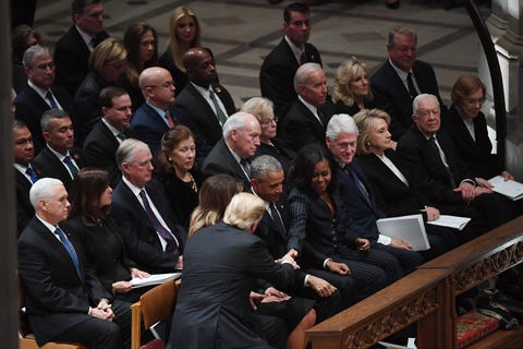 Michelle Obama Explains That Second Candy-Passing Moment With George W ...