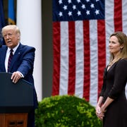 US-VOTE-COURT-TRUMP-BARRETT us vote court trump barrett