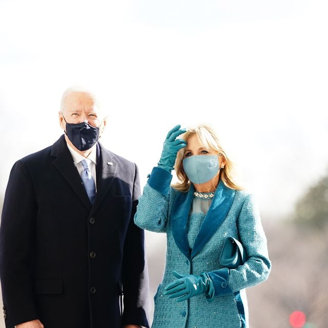 Jill Biden S Blue Dress Coat Had A Meaning On Inauguration Day