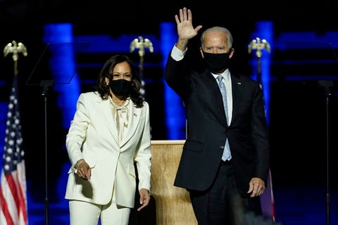 president elect joe biden and vice president elect kamala harris address the nation after election win